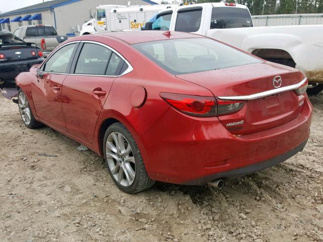 JM1GJ1T51F1191908 - 2015 MAZDA 6 TOURING RED photo 3