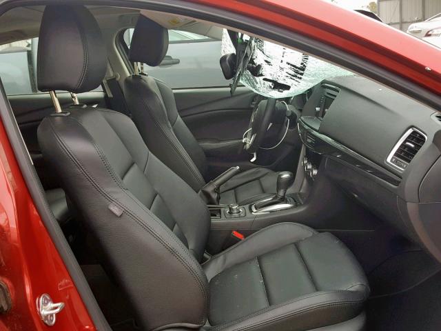 JM1GJ1T51F1191908 - 2015 MAZDA 6 TOURING RED photo 5