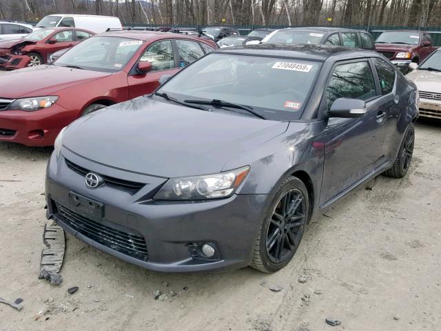 JTKJF5C71C3034310 - 2012 TOYOTA SCION TC ნაცრისფერი ფოტო 2