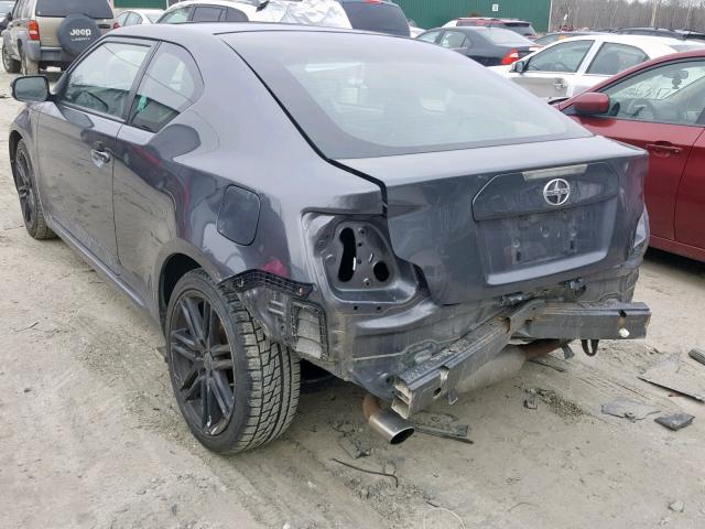 JTKJF5C71C3034310 - 2012 TOYOTA SCION TC ნაცრისფერი ფოტო 3