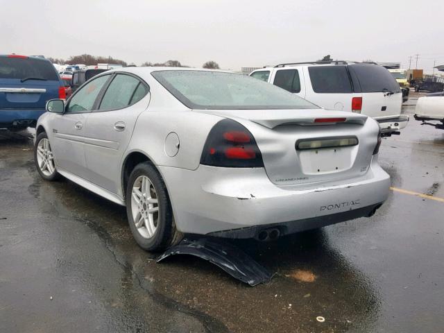 2G2WR524051342190 - 2005 PONTIAC GRAND PRIX SILVER photo 3