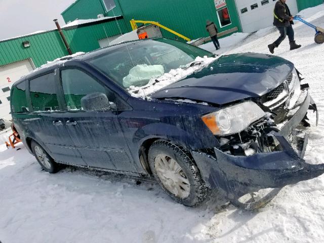 2C4RDGBG0DR544184 - 2013 DODGE GRAND CARA BLUE photo 1