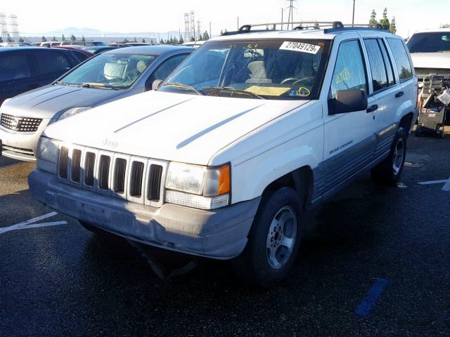 1J4GZ58S1WC180677 - 1998 JEEP GRAND CHER WHITE photo 2