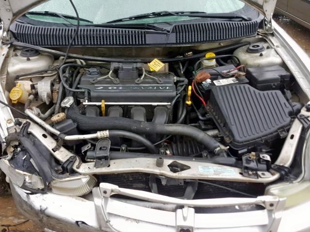 1B3ES56C12D587871 - 2002 DODGE NEON ES SILVER photo 7