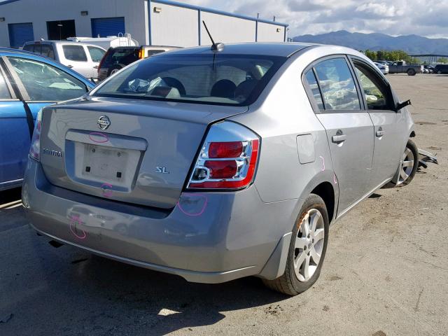 3N1AB61E98L693115 - 2008 NISSAN SENTRA 2.0 SILVER photo 4