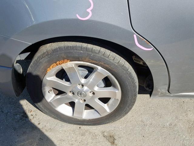 3N1AB61E98L693115 - 2008 NISSAN SENTRA 2.0 SILVER photo 9