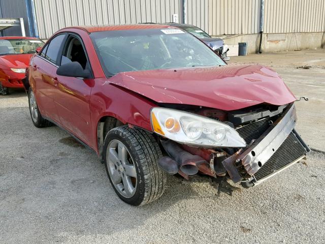 1G2ZH58N474241502 - 2007 PONTIAC G6 GT RED photo 1