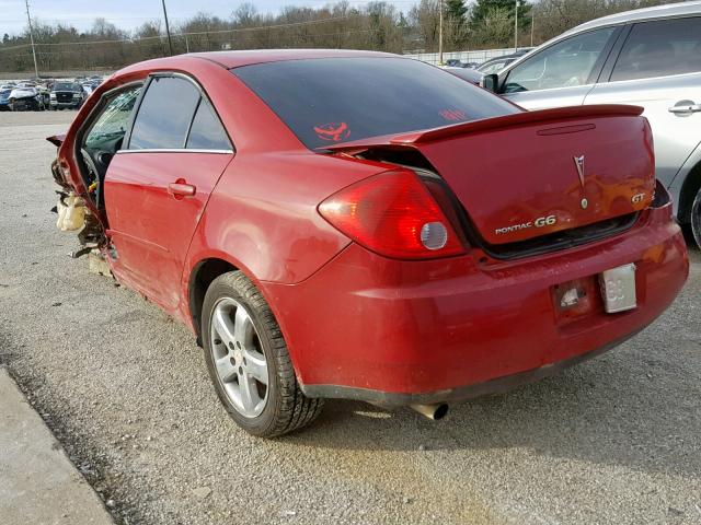 1G2ZH58N474241502 - 2007 PONTIAC G6 GT RED photo 3