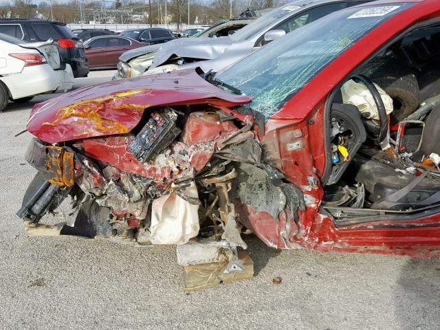 1G2ZH58N474241502 - 2007 PONTIAC G6 GT RED photo 9