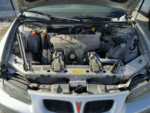 1G2WP52K41F268313 - 2001 PONTIAC GRAND PRIX SILVER photo 7