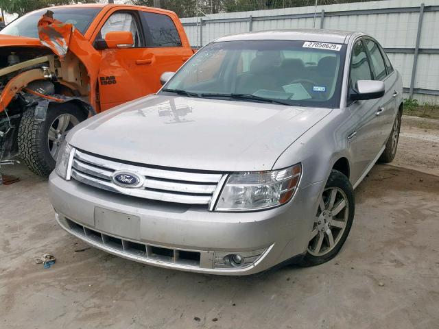 1FAHP24W88G171919 - 2008 FORD TAURUS SEL GRAY photo 2