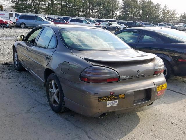 1G2WP52K91F250504 - 2001 PONTIAC GRAND PRIX 棕色 照片 3