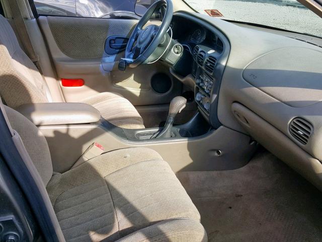 1G2WP52K91F250504 - 2001 PONTIAC GRAND PRIX 棕色 照片 5