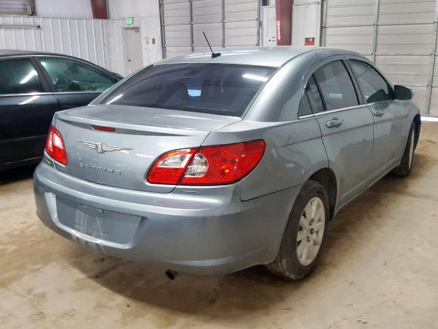 1C3LC56R08N258948 - 2008 CHRYSLER SEBRING TO BLUE photo 4