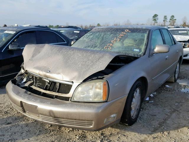 1G6KD54Y64U112538 - 2004 CADILLAC DEVILLE BEIGE photo 2