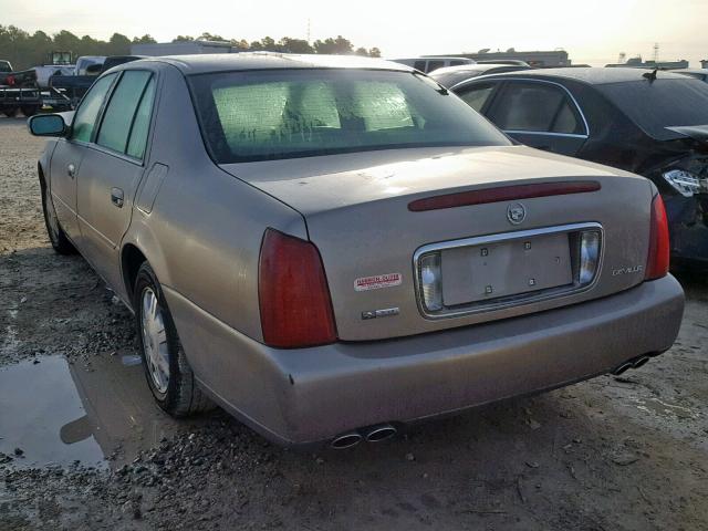 1G6KD54Y64U112538 - 2004 CADILLAC DEVILLE BEIGE photo 3