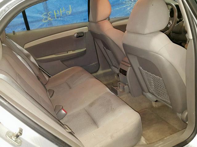 1G1ZB5E16BF155127 - 2011 CHEVROLET MALIBU LS Gümüş foto 6