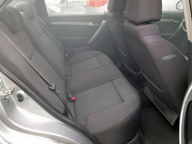KL1TD56E59B643485 - 2009 CHEVROLET AVEO LS SILVER photo 6