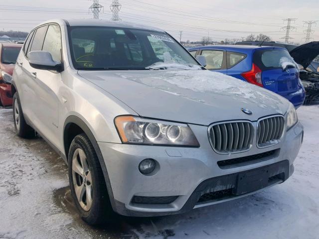 5UXWX5C55BL707251 - 2011 BMW X3 XDRIVE2 SILVER photo 1