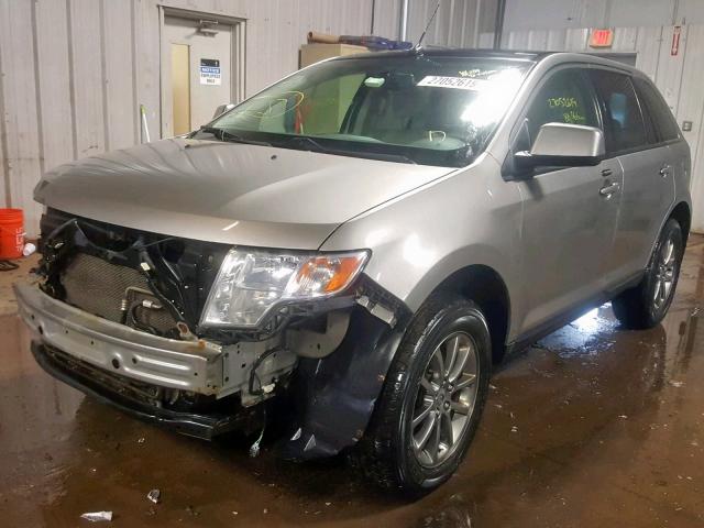 2FMDK48C98BB43505 - 2008 FORD EDGE SEL SILVER photo 2