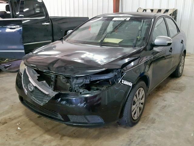 KNAFU4A24A5867912 - 2010 KIA FORTE EX BLACK photo 2