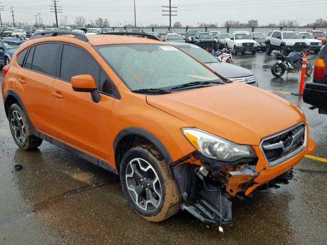 JF2GPACC2E8331873 - 2014 SUBARU XV CROSSTR ORANGE photo 1