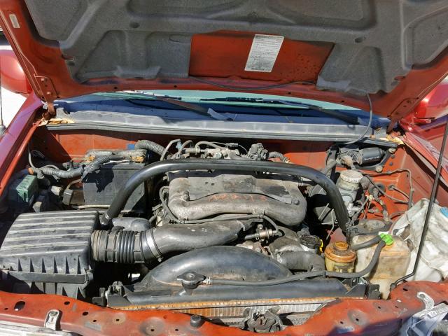 JS3TE62V824151966 - 2002 SUZUKI GRAND VITA RED photo 7