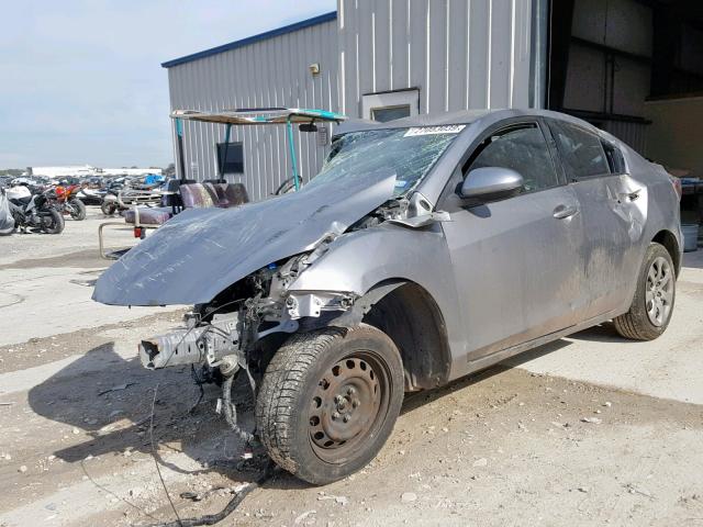 JM1BL1SF3A1272142 - 2010 MAZDA 3 I GRAY photo 2