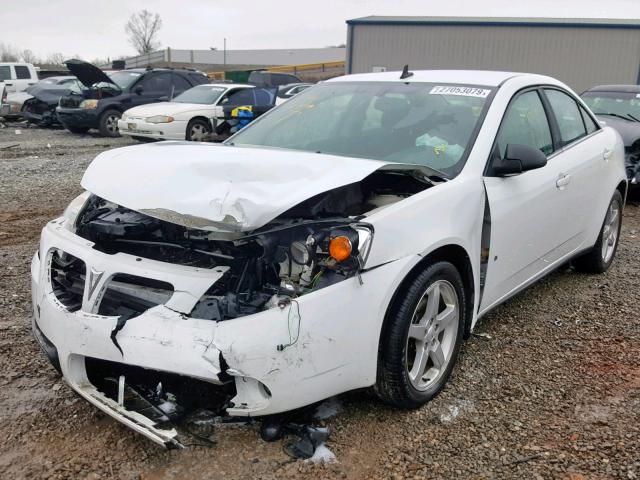 1G2ZH57N394156459 - 2009 PONTIAC G6 GT WHITE photo 2