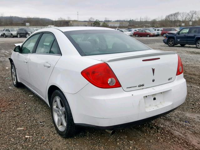 1G2ZH57N394156459 - 2009 PONTIAC G6 GT WHITE photo 3