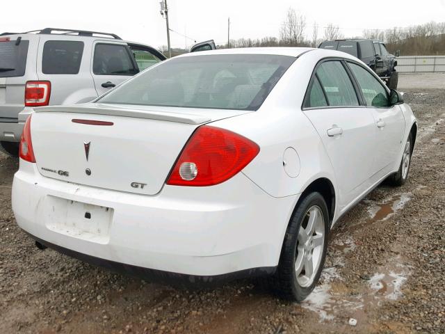 1G2ZH57N394156459 - 2009 PONTIAC G6 GT WHITE photo 4