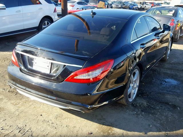 WDDLJ7DB1EA104079 - 2014 MERCEDES-BENZ CLS 550 BLACK photo 4