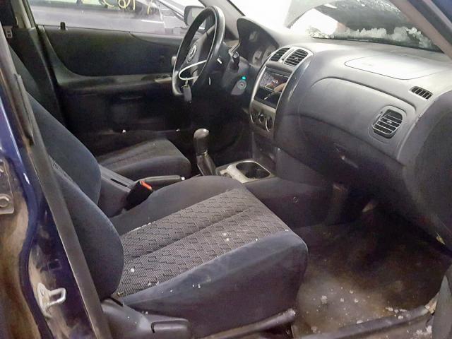 JM1BJ245131130407 - 2003 MAZDA PROTEGE PR TWO TONE photo 5