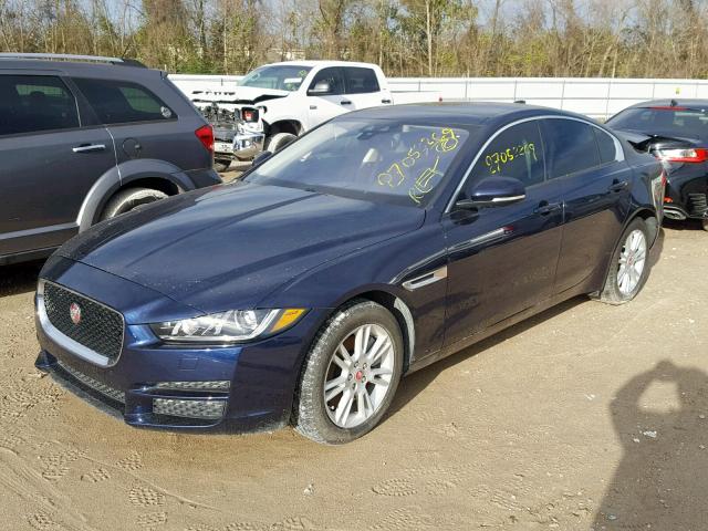 SAJAD4BG9HA976005 - 2017 JAGUAR XE PREMIUM BLUE photo 2