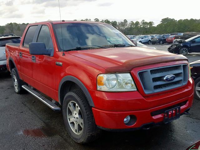 1FTPW14V17KB30036 - 2007 FORD F150 SUPER RED photo 1