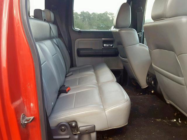 1FTPW14V17KB30036 - 2007 FORD F150 SUPER RED photo 6