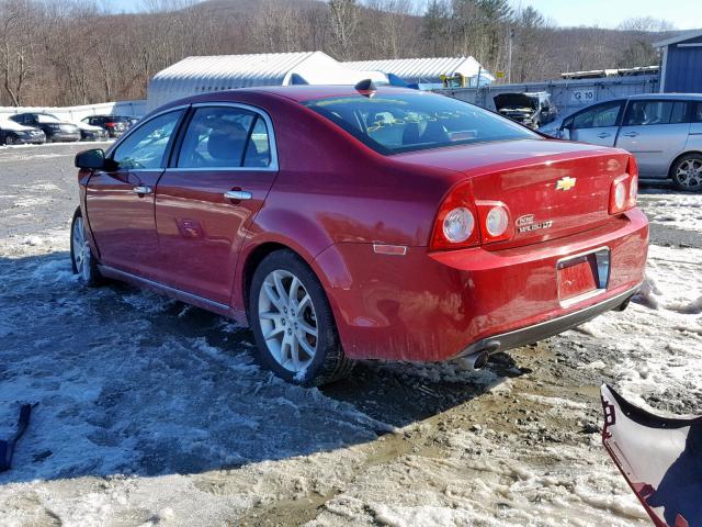 1G1ZG5E73CF376272 - 2012 CHEVROLET MALIBU LTZ წითელი ფოტო 3