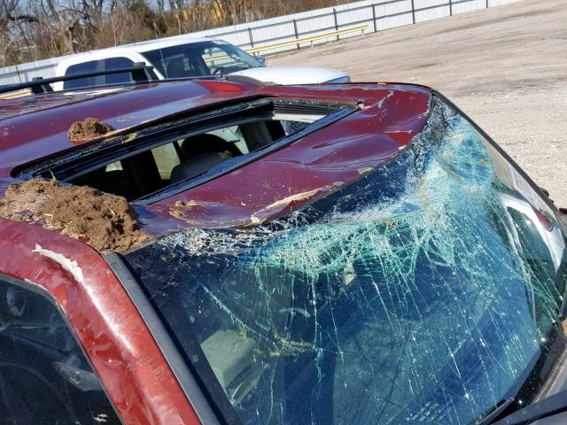 1J8HG58287C598924 - 2007 JEEP COMMANDER RED photo 9