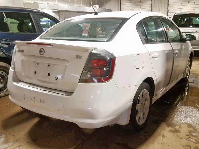 3N1AB6AP4CL639490 - 2012 NISSAN SENTRA 2.0 WHITE photo 4