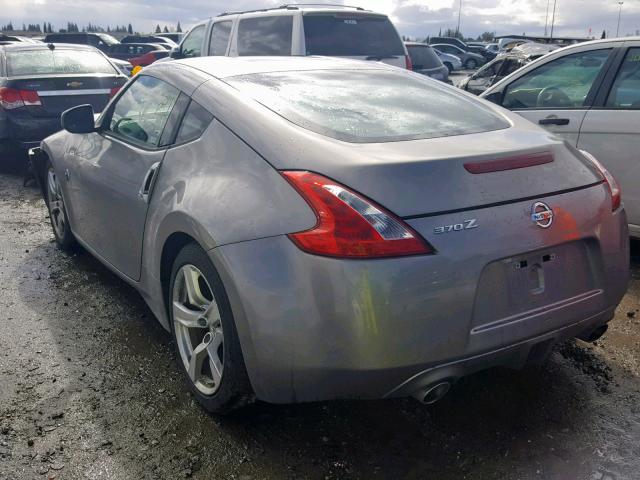 JN1AZ4EH3AM500179 - 2010 NISSAN 370Z GRAY photo 3