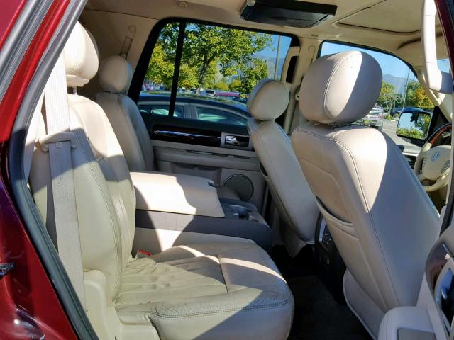 5LMFU28RX4LJ32077 - 2004 LINCOLN NAVIGATOR Qırmızı foto 6