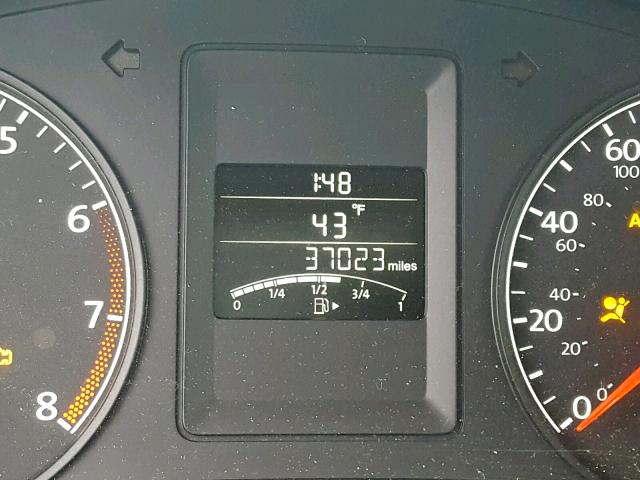 3VW1K7AJ9DM227055 - 2013 VOLKSWAGEN JETTA BASE GRAY photo 8