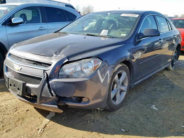 1G1ZC5E07CF242556 - 2012 CHEVROLET MALIBU 1LT ნაცრისფერი ფოტო 2