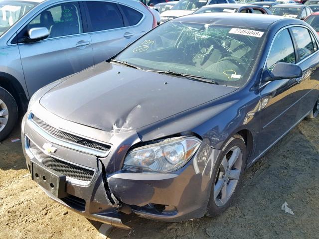1G1ZC5E07CF242556 - 2012 CHEVROLET MALIBU 1LT ნაცრისფერი ფოტო 9