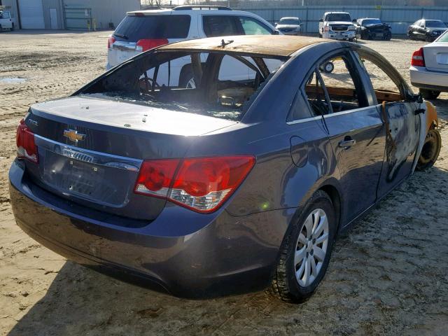 1G1PC5SH3B7130184 - 2011 CHEVROLET CRUZE LS BURN photo 4