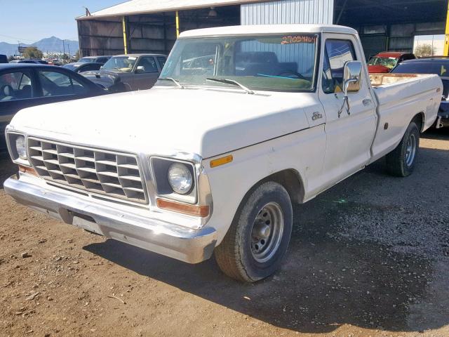 F15HRBG1547 - 1978 FORD F-150 WHITE photo 2