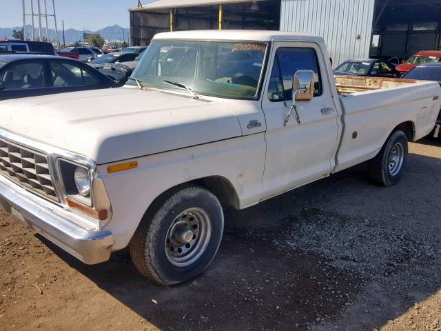 F15HRBG1547 - 1978 FORD F-150 WHITE photo 9