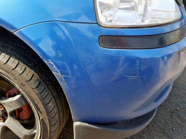 KL1TD626X5B360580 - 2005 CHEVROLET AVEO BASE Mavi foto 10