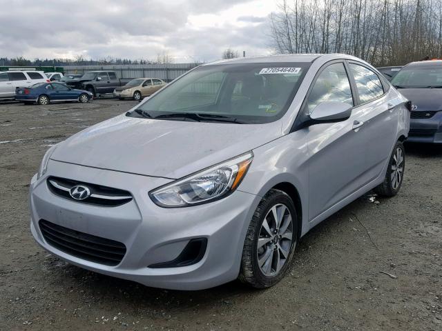 KMHCT4AE3HU288330 - 2017 HYUNDAI ACCENT SE SILVER photo 2