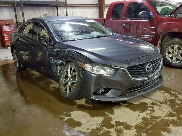 JM1GJ1V6XE1143828 - 2014 MAZDA 6 TOURING GRAY photo 1